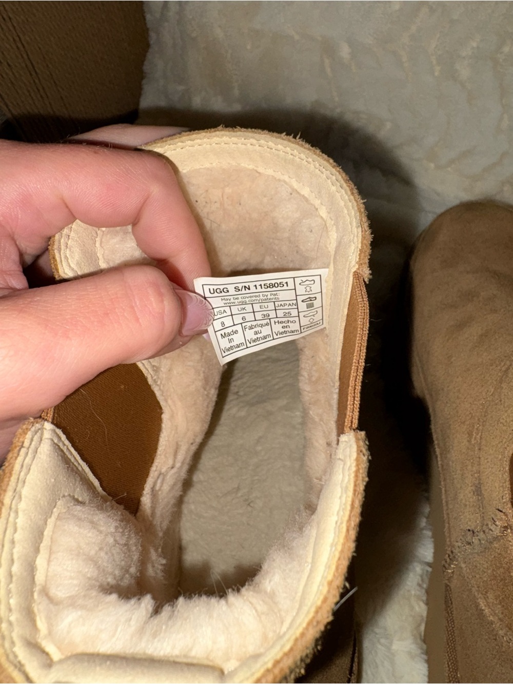 UGG Chelsea Platform Mini Boot Chestnut - Picture 7 of 8